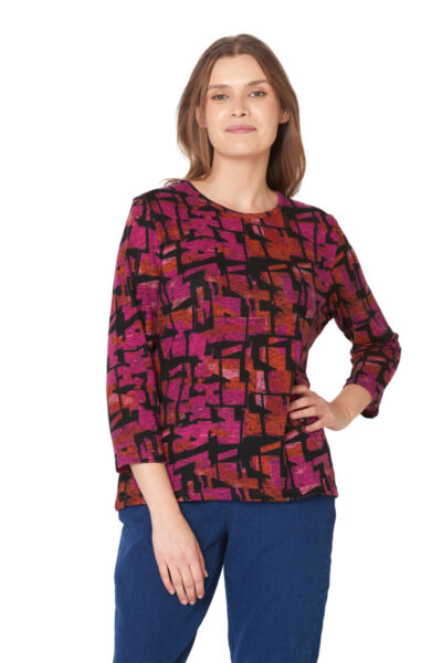 Signature pusero, fuksia/oranssi