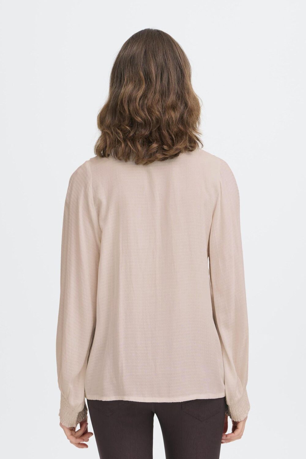 Fransa FRhida pitsisomisteinen pusero, taupe - Image 3
