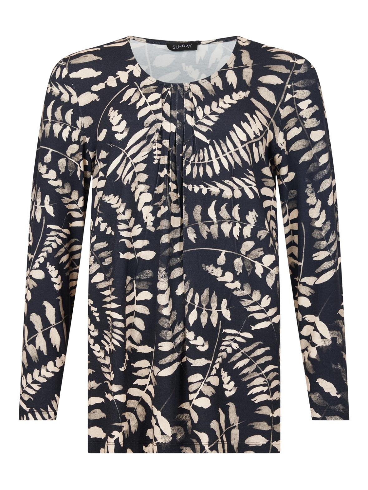 Sunday trikoopusero, beige/musta