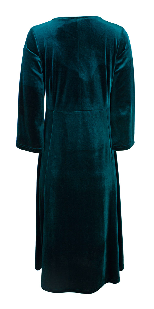 Bohéme juhlava samettimekko, petrooli - Image 4