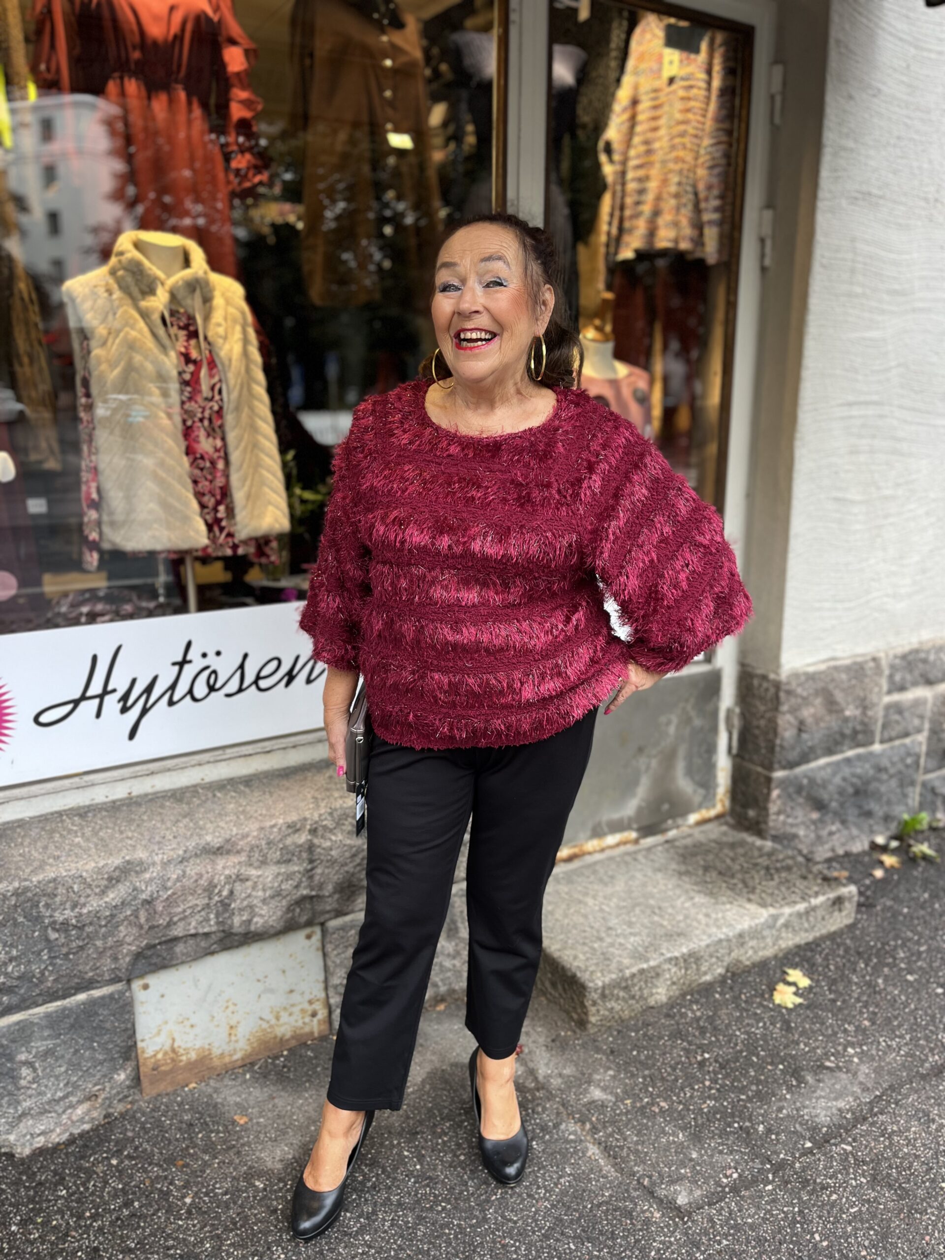 Capri Collection Malvah hapsuneule, burgundi - Image 10