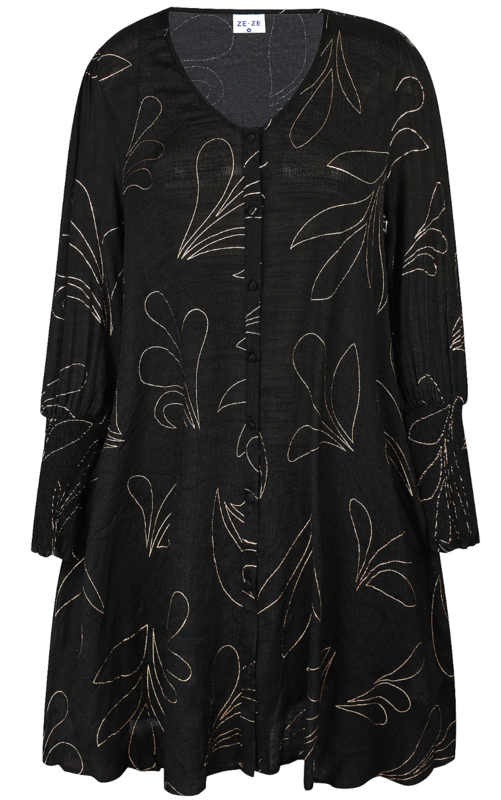 Ze-Ze Idris tunikajakku, musta