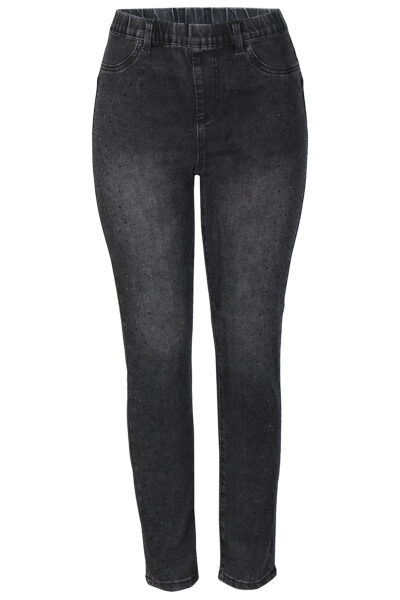 Ze-Ze Dixie kimalle jeggings, harmaa