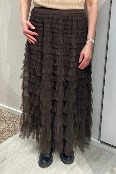 Yhden koon röyhelöhame, ruskea