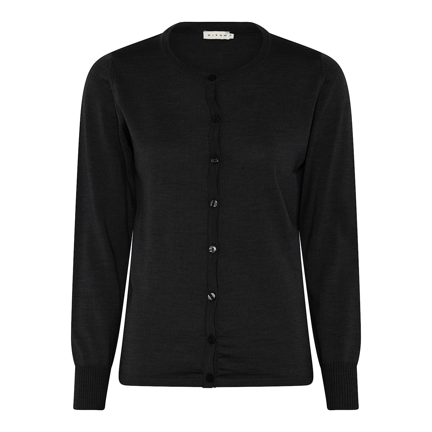 Micha merinovillatakki musta