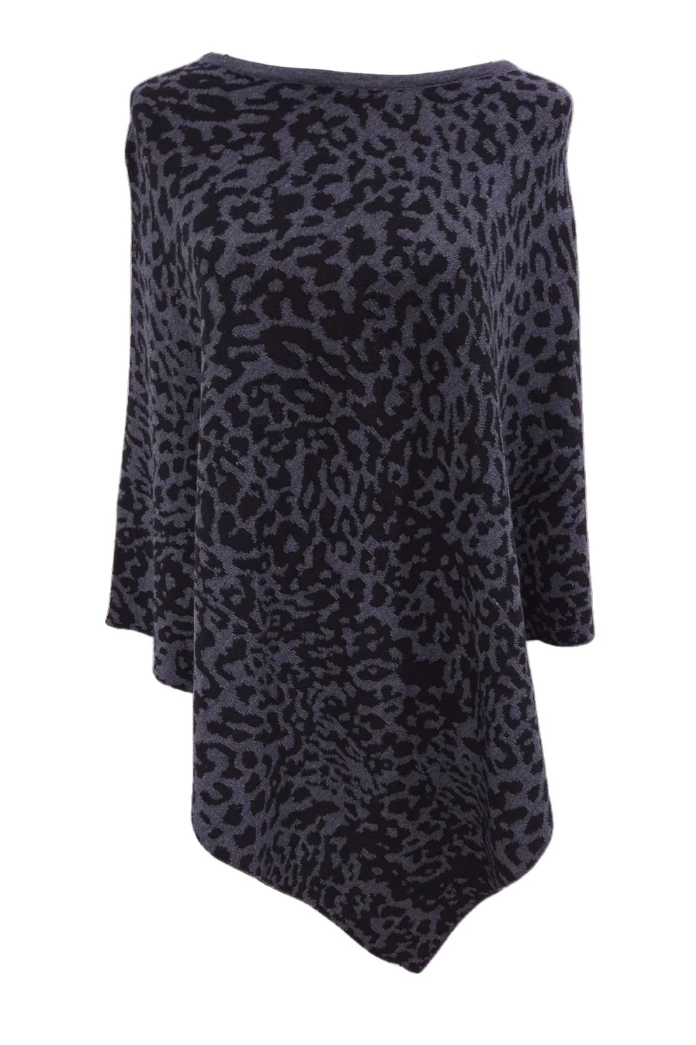 Lasessor Amara poncho, leopardi harmaa - Image 2