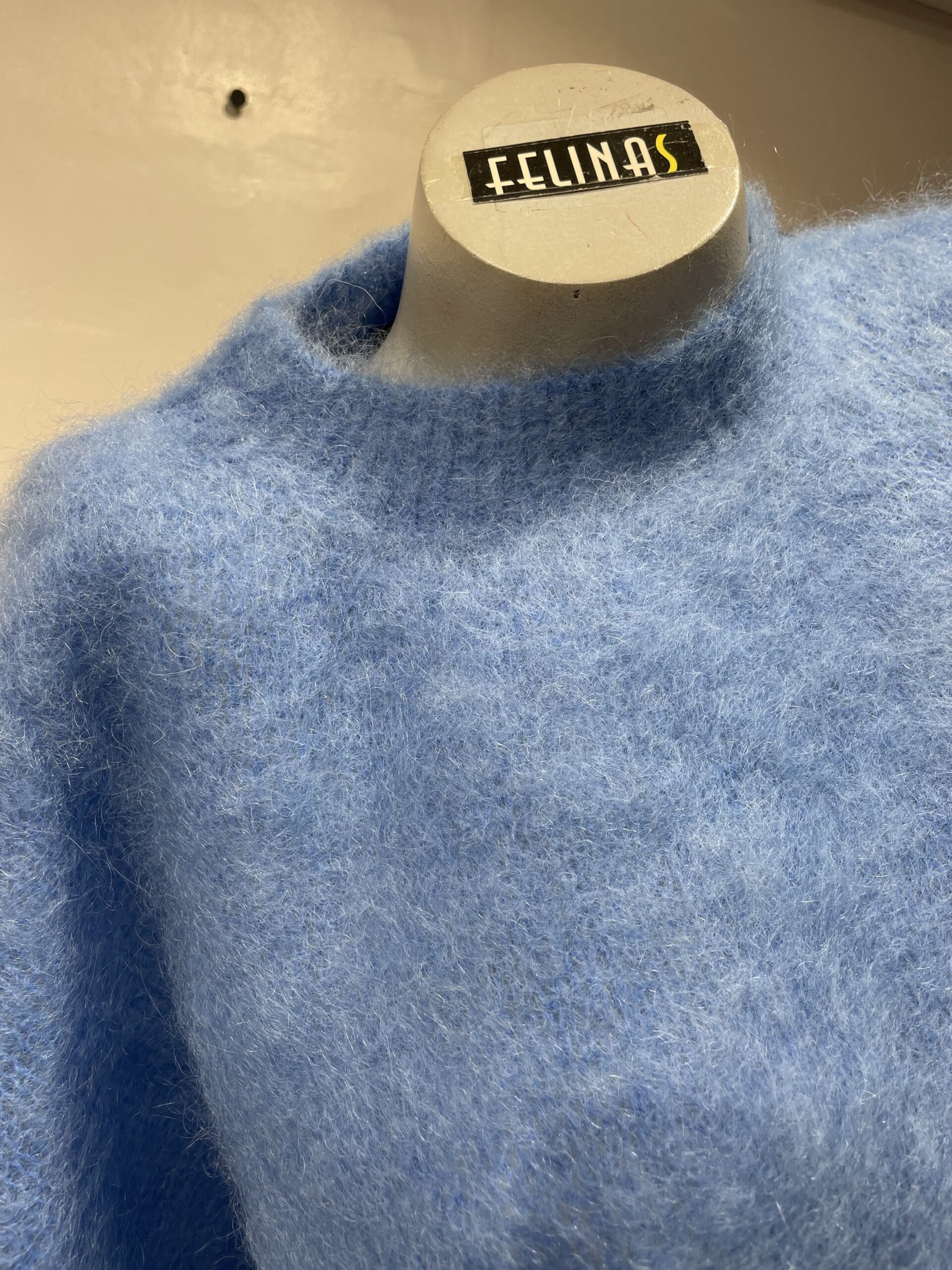 Mohairneule, vaaleansininen - Image 2