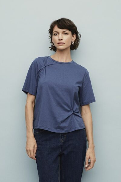 Masai MaDelvryn t-paita solmuilla, sininen