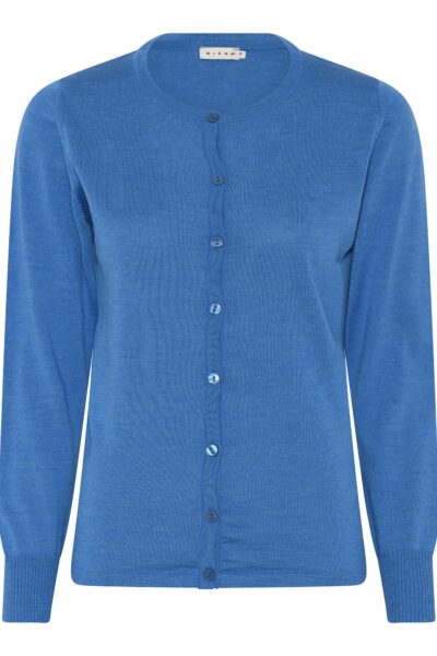 Micha merinovillatakki, taivaansininen