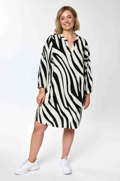 Gozzip GJana tunikamekko, musta/luonnonvalkoinen