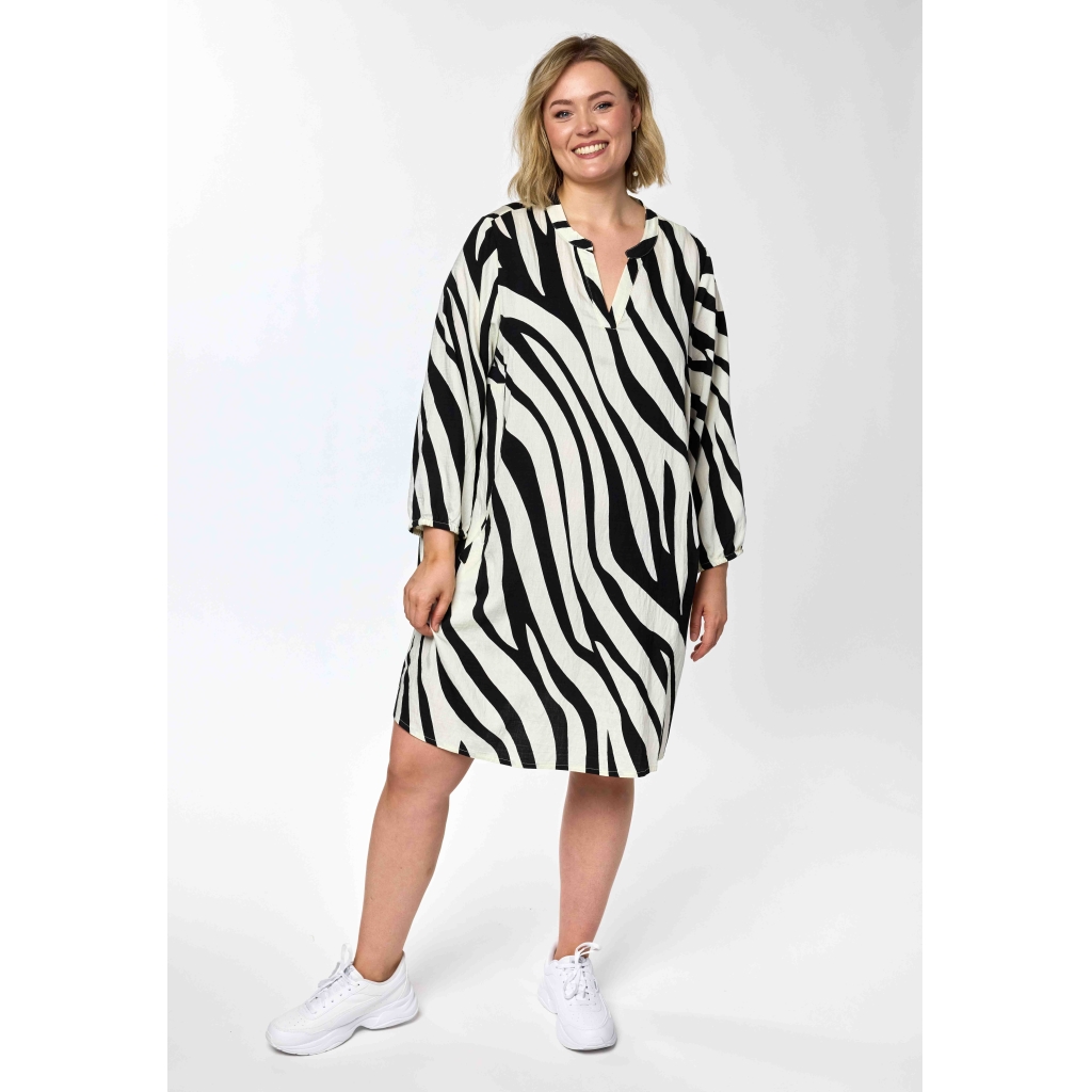 Gozzip GJana tunikamekko, musta/luonnonvalkoinen