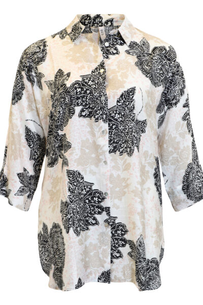 Ciso pitkä kauluspaita, monivärinen