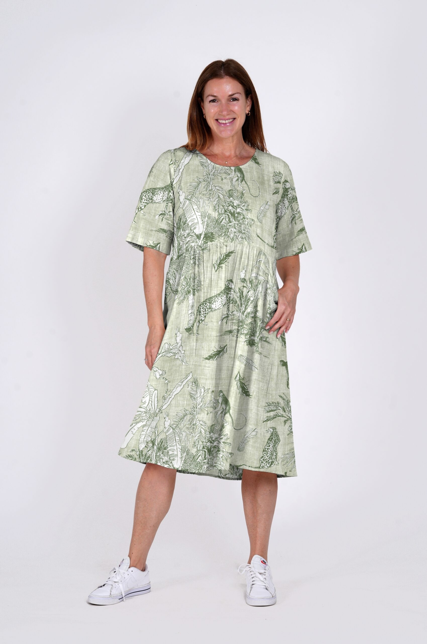 One Summer Yvonne mekko, vihreä