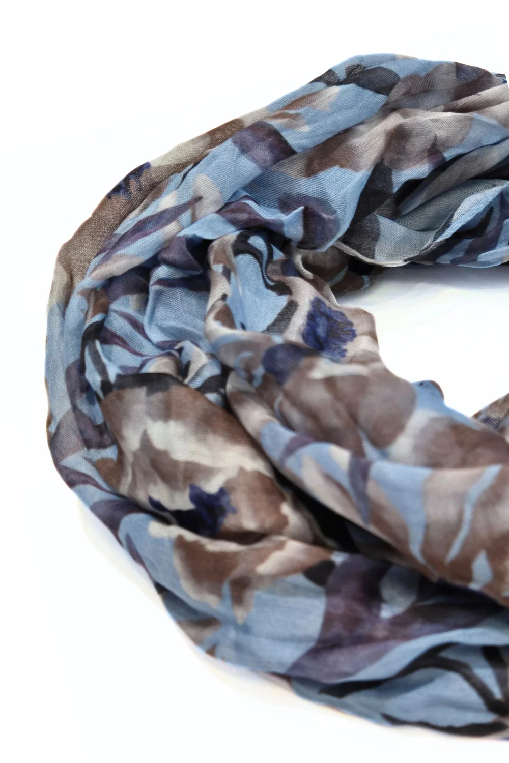 Lasessor Samsa lyocell tuubihuivi, vaaleansininen - Image 2