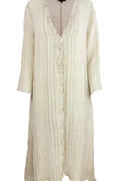 Bohéme pitkä pellavajakku, natural