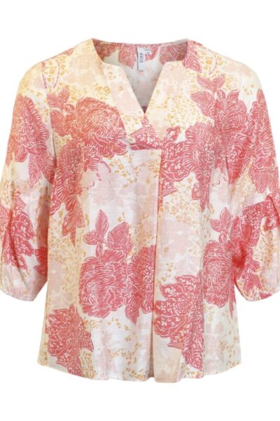 Ciso pusero, kuviollinen/koralli