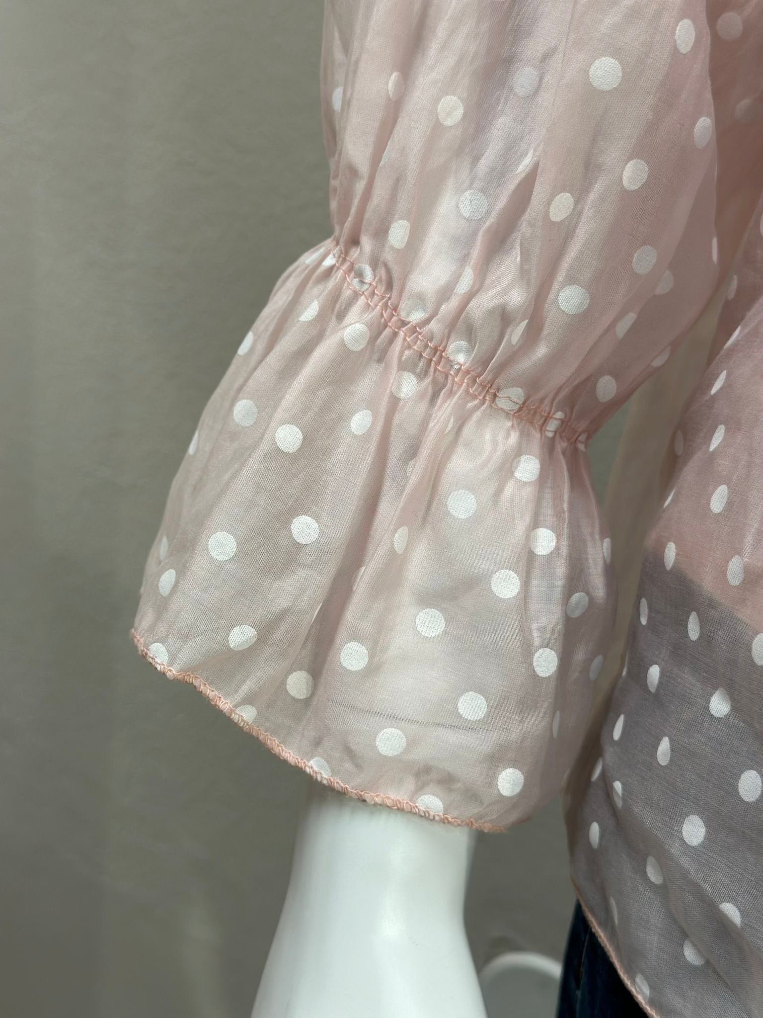 Pusero joustavalla pääntiellä, vaaleanpunainen/pallot - Image 3