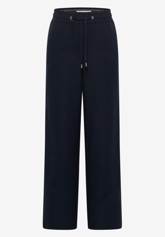 Cecil Neele pellavaviskoosi housut, sininen - Image 4