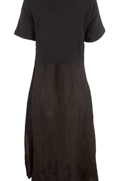 Bohéme pellavamekko, musta