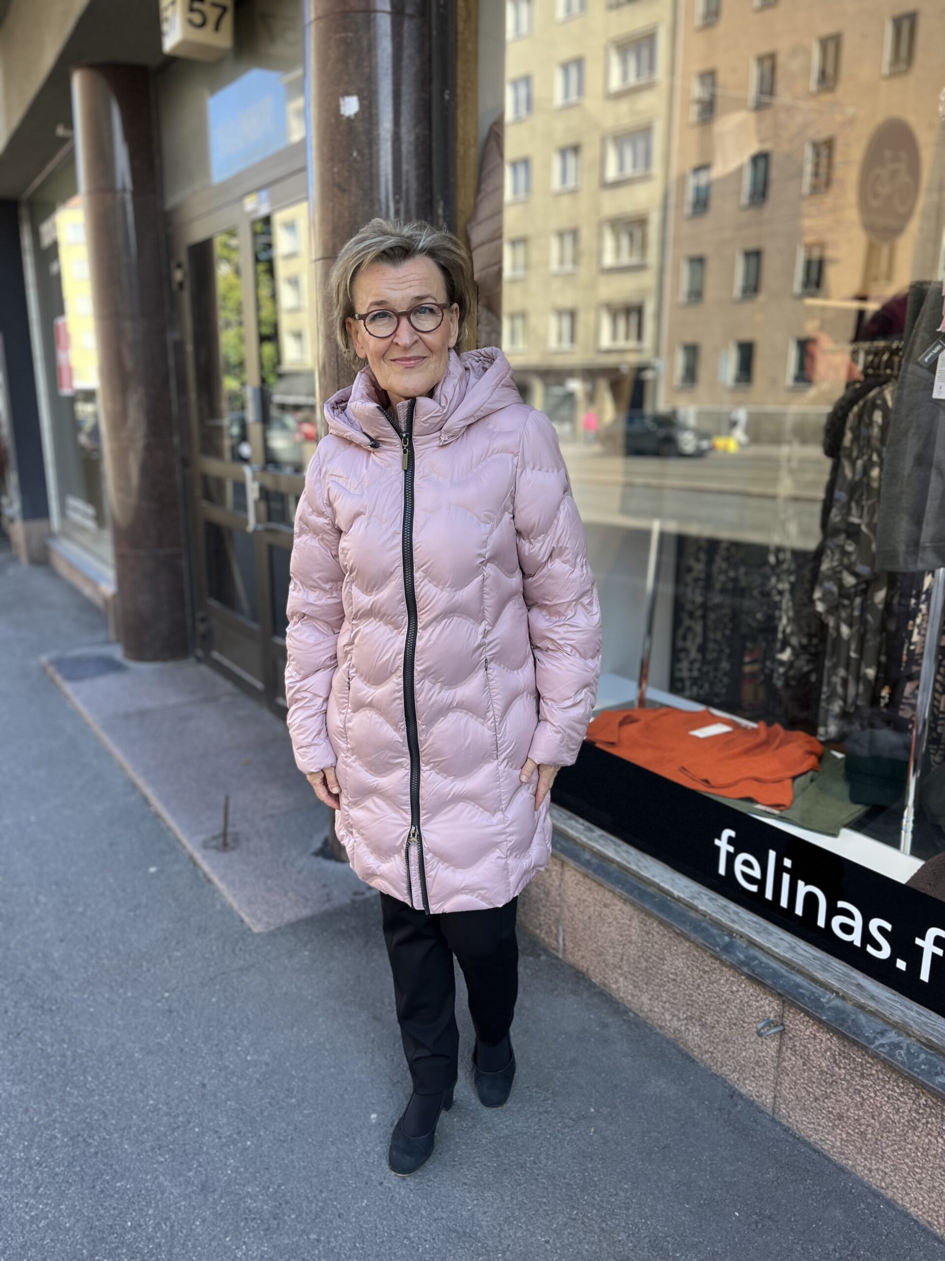 Etage kevyt- toppatakki, vanha roosa - Image 2