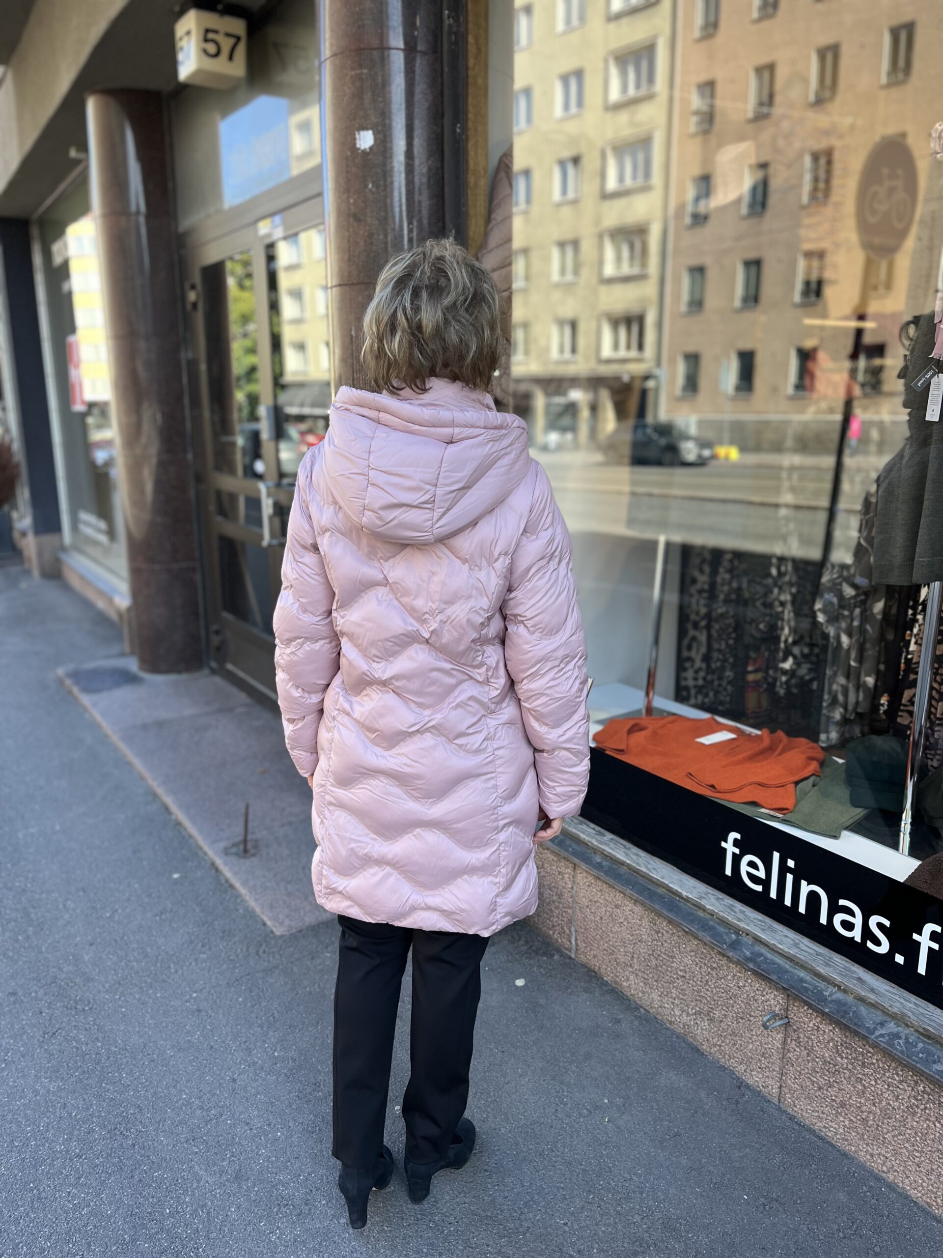 Etage kevyt- toppatakki, vanha roosa - Image 4