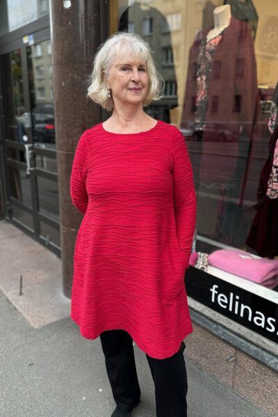 Aino Selda tunika/mekko, punainen